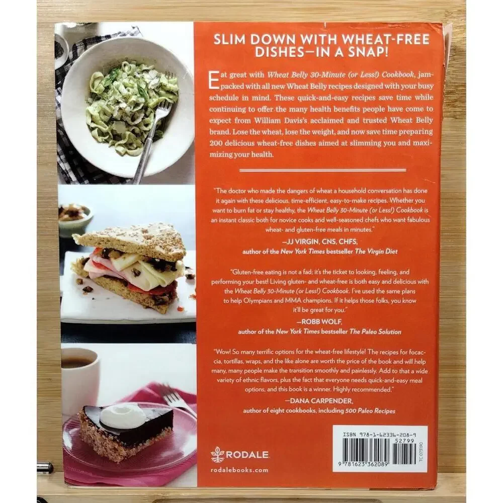 Wheat Belly 30-Minute (Or Less!) Cookbook by William Davis,‎ MD